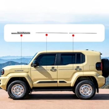 Bộ nẹp viền cửa xe Toyota Land Cruiser FJ